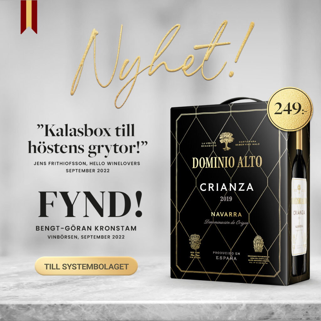Dominio Alto Navarra Crianza – Allt om Vin